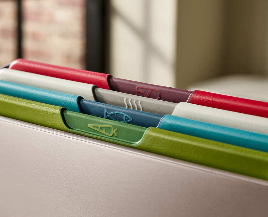 Tablas de Cortar Folio Icon M, multicolor, Set de 5 piezas