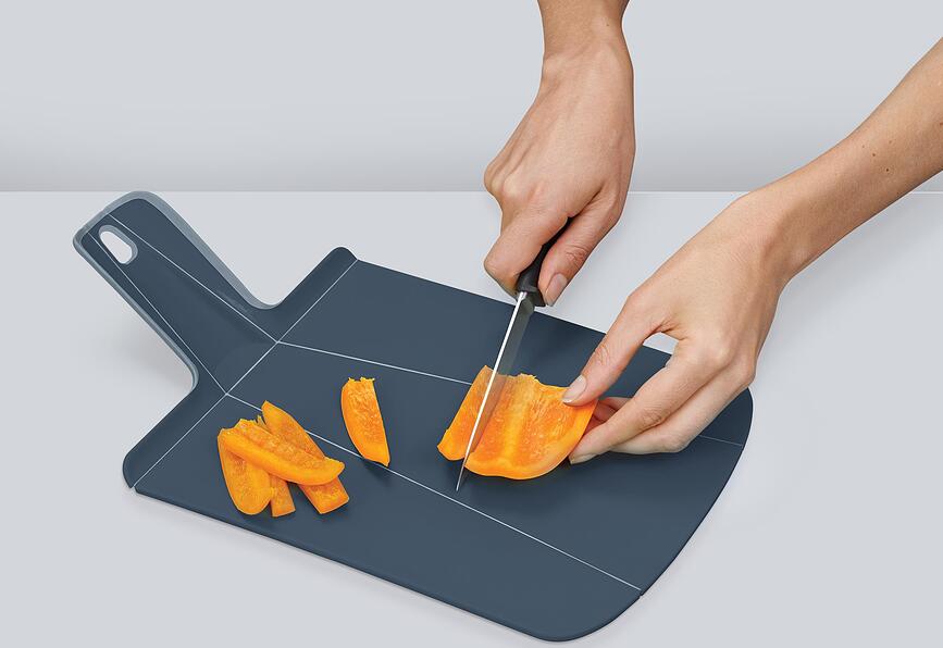 Tablas de Cortar Plegables Chop2Pot, azules, Pack de 2 unidades