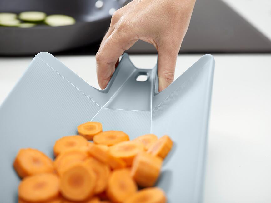 Tablas de Cortar Plegables Chop2Pot, azules, Pack de 2 unidades