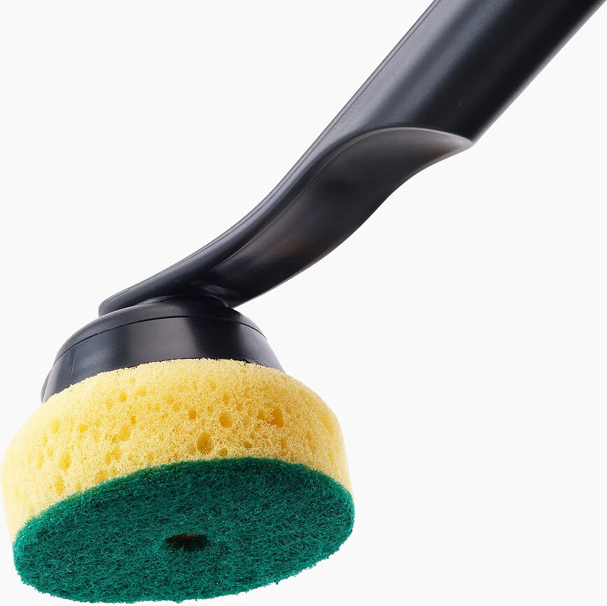 Têtes de brosse à vaisselle SinkTech jaunes, lot de 2