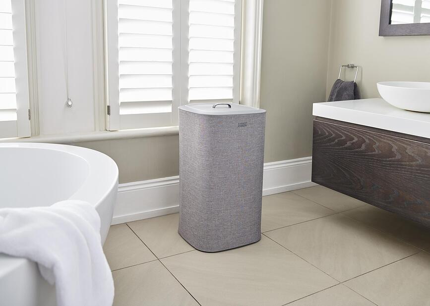 Tota & Hold All Paniers à Linge, gris, Lot de 2