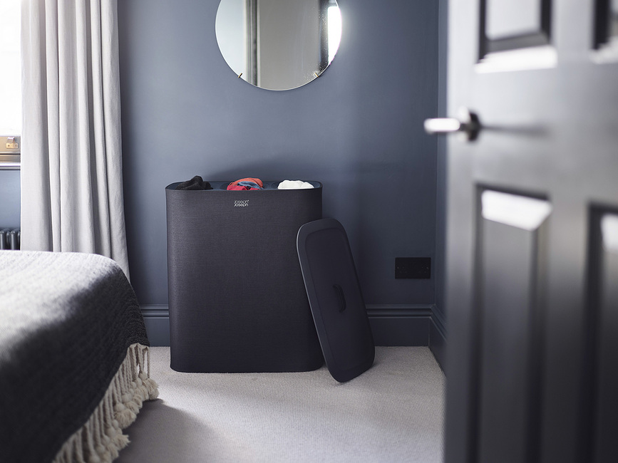 Tota Koš za perilo, triprekatni, 90 l, ekru