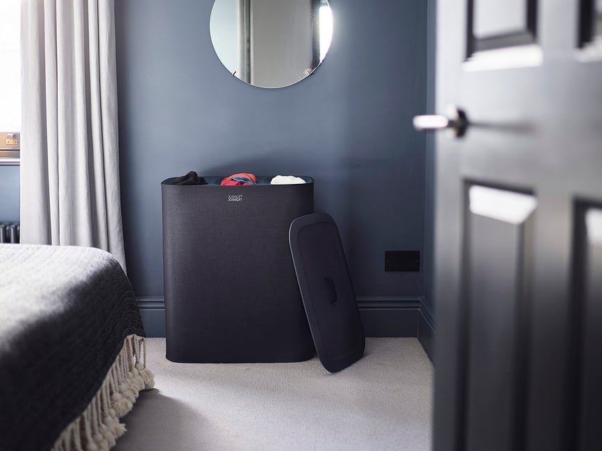 Tota Košara za rublje trodijelna 90 l ekru