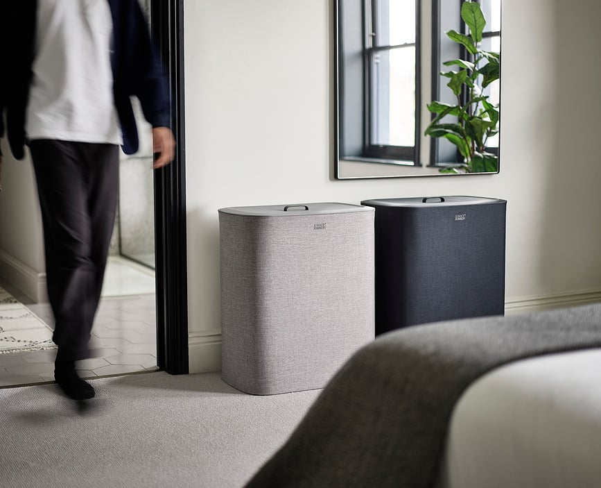 Tota Košara za rublje trodijelna 90 l ekru