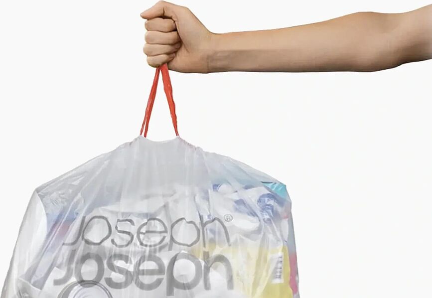 Totem Compact Sacs Poubelle 20 L, transparents, Lot de 20