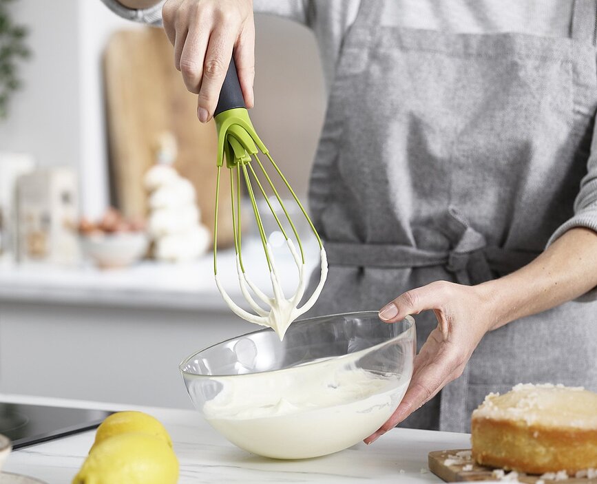 Twist Whisk Fouet pliable, bleu