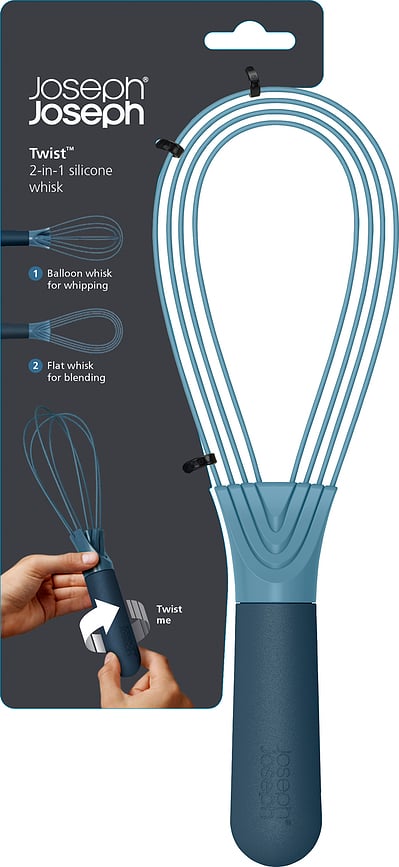 Twist Whisk Pjenjača sklopiva plava