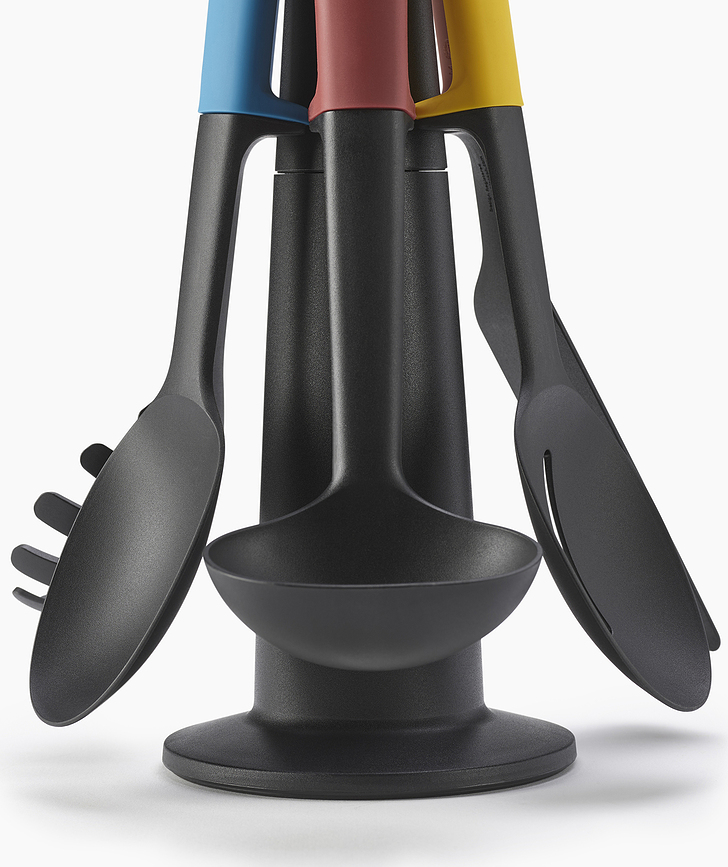 Utensilios de Cocina con Soporte Elevate, Set de 7 piezas