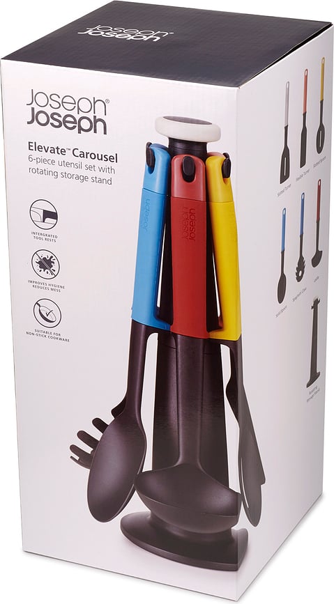 Utensilios de Cocina con Soporte Elevate, Set de 7 piezas