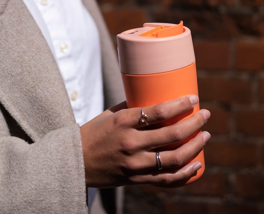 Vaso Térmico Sipp, 454 ml, coral