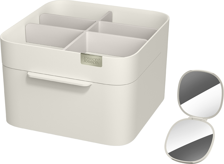 Viva M Organizator za kozmetiko z ogledalom, 2-delni set