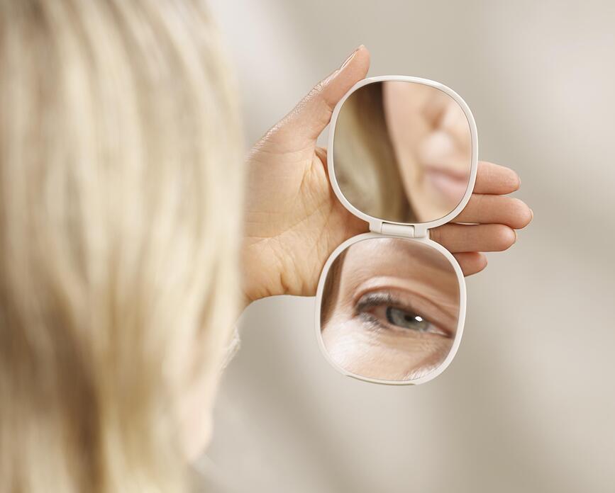 Viva Miroir Cosmétique avec manche