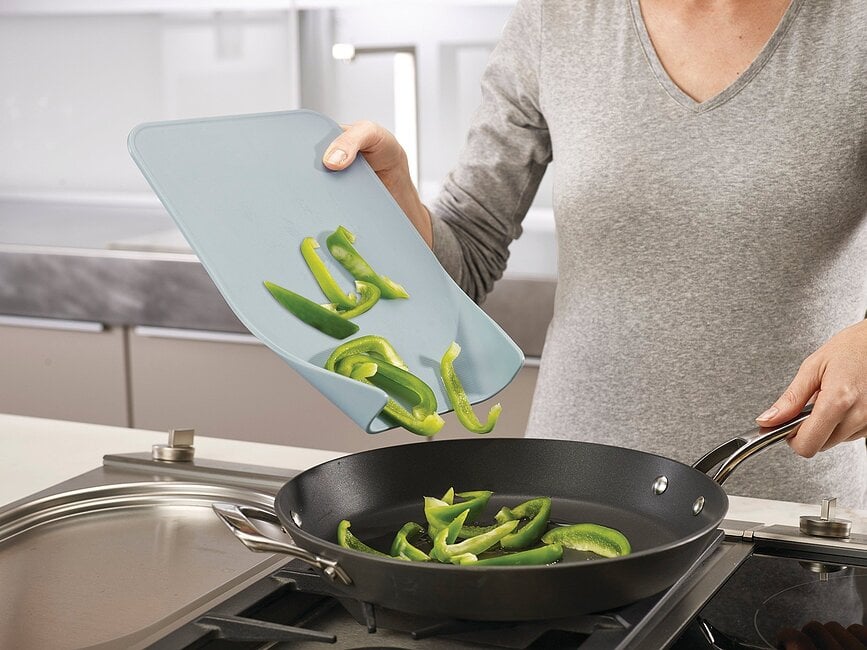 Nest Chop Planche à Découper, opale, Lot de 3