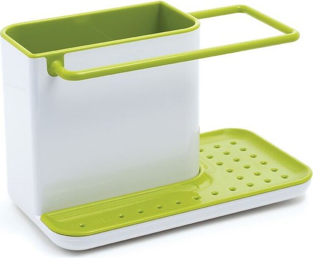 Organizador de Fregadero Caddy, blanco y verde