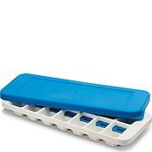 Quick Snap Ice cube trays blue with lid