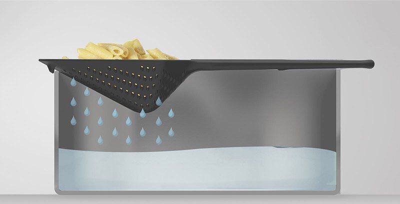 Scoop Plus Écumoire grande, noire