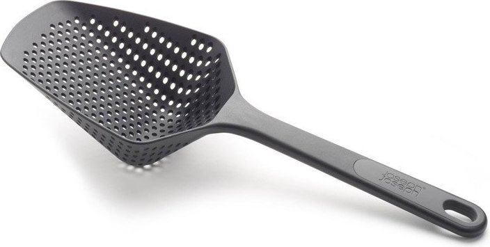 Scoop Plus Geschlitzter Löffel groß schwarz