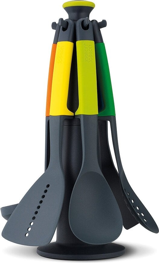 Set de Utensilios de Cocina Elevate, con soporte, multicolor, 2015