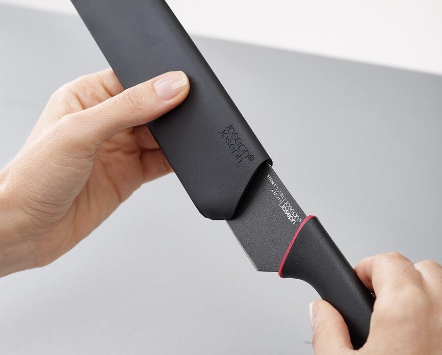 Slice&Sharpen Set od 2 Noža kuharski i za porcioniranje s oštračem