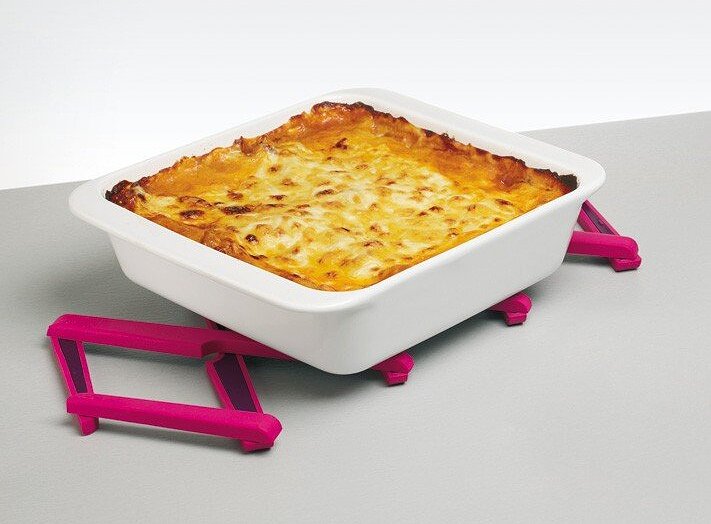 Stretch Podmetač za vruće posuđe crni