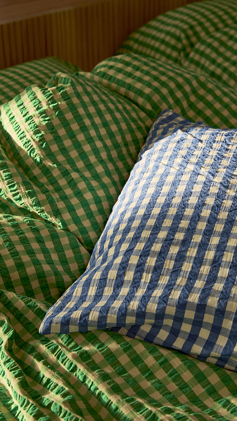 Bæk & Bølge Taie d'Oreiller 60 x 63 cm, verte