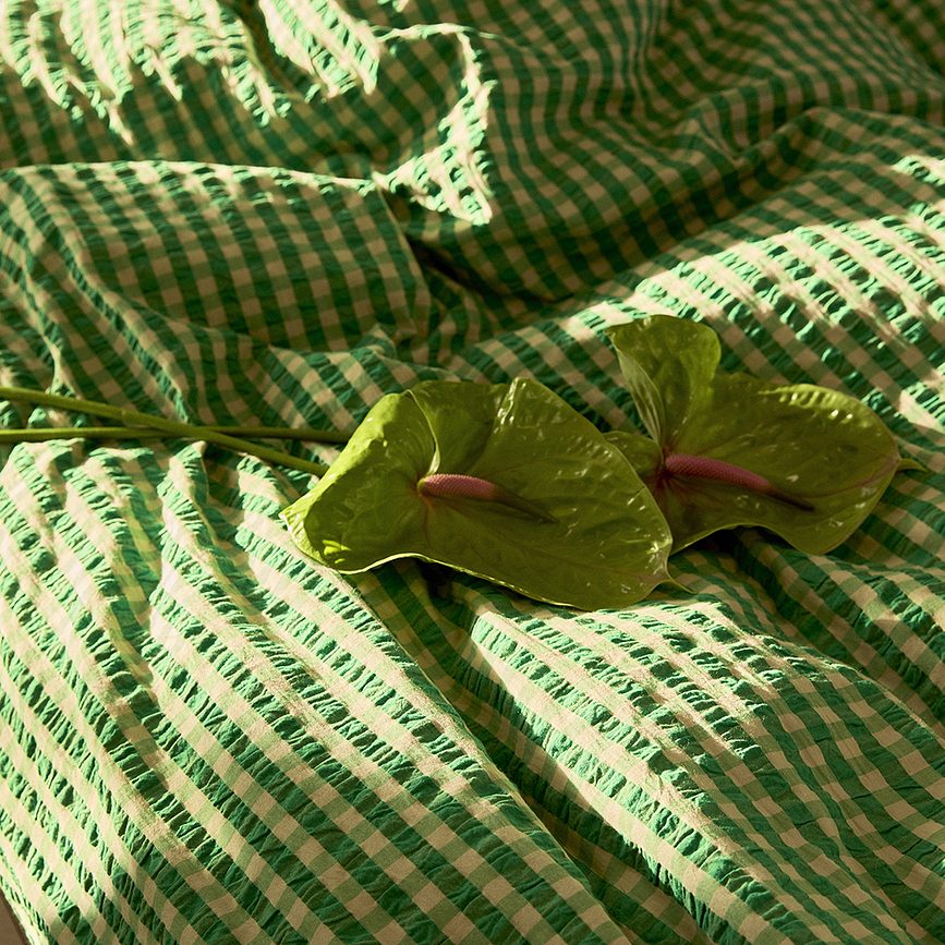 Bæk & Bølge Taie d'Oreiller 60 x 63 cm, verte