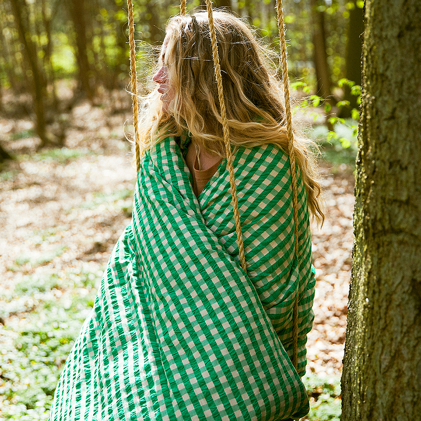 Bæk & Bølge Taie d'Oreiller 60 x 63 cm, verte