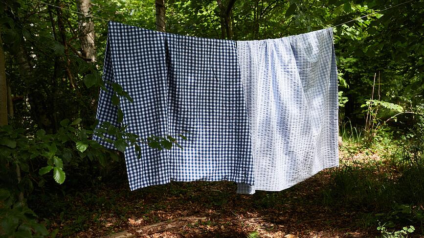 Bæk & Bølge Posteljina 140x220 cm svijetloplava s jastučnicom 60x63 cm