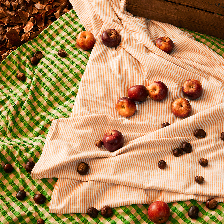 Bæk & Bølge Posteljina 200x220 cm zelena s 2 jastučnice 60x63 cm