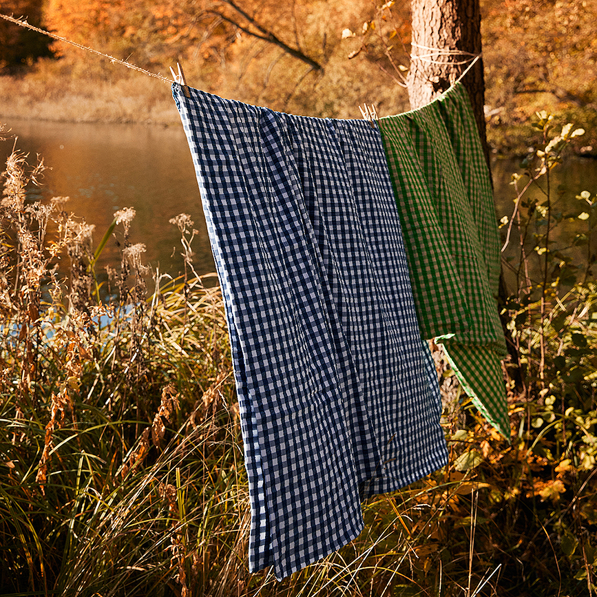 Bæk & Bølge Prevleka za vzglavnik, 60 x 63 cm, zelena