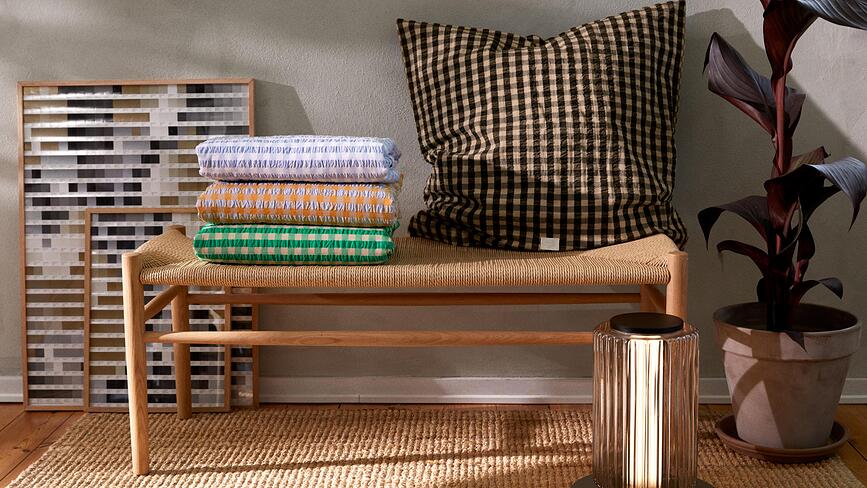 Bæk & Bølge Prevleka za vzglavnik, 60 x 63 cm, zelena