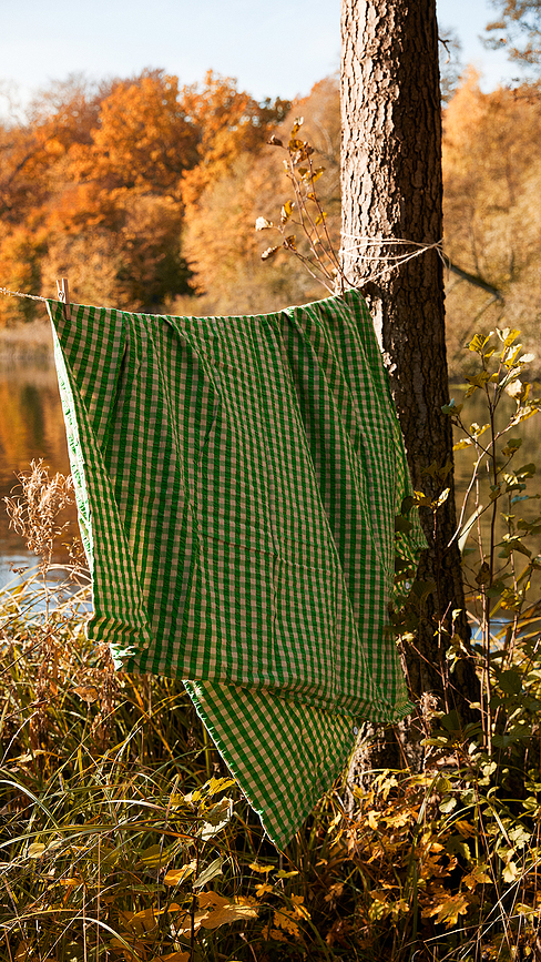 Bæk & Bølge Σετ Παπλωματοθήκης, 200 x 220 cm, πράσινο, με 2 μαξιλαροθήκες 60 x 63 cm