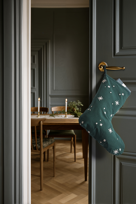 Media Navideña Christmas Fable, arena