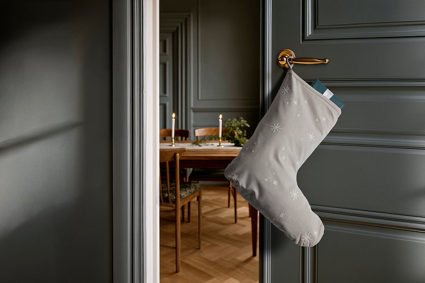 Media Navideña Christmas Fable, arena