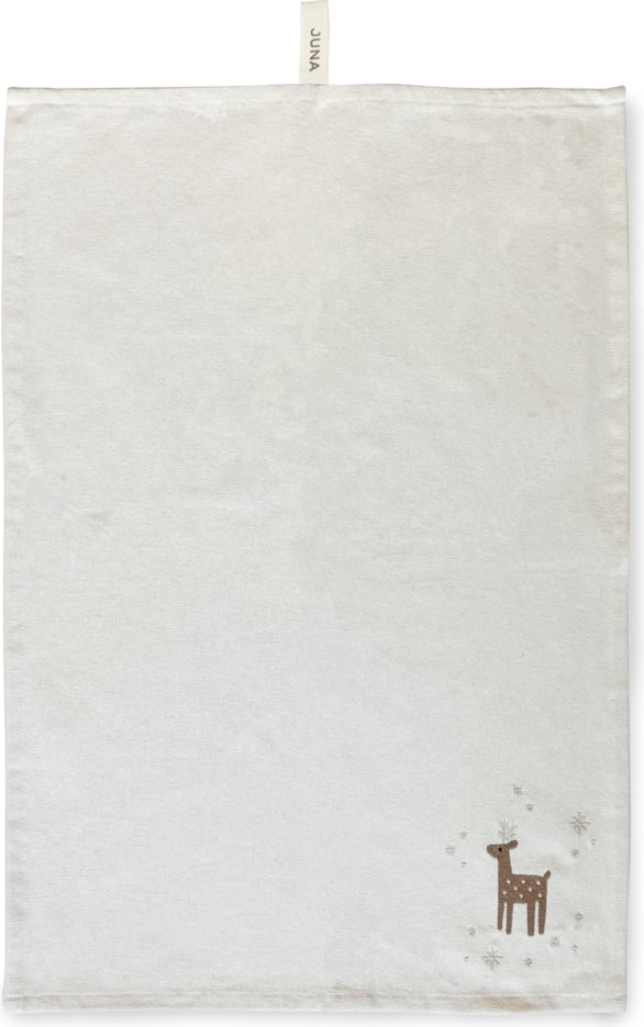 Christmas Fable Geschirrtuch Rentier, 50 x 70 cm, cremefarben