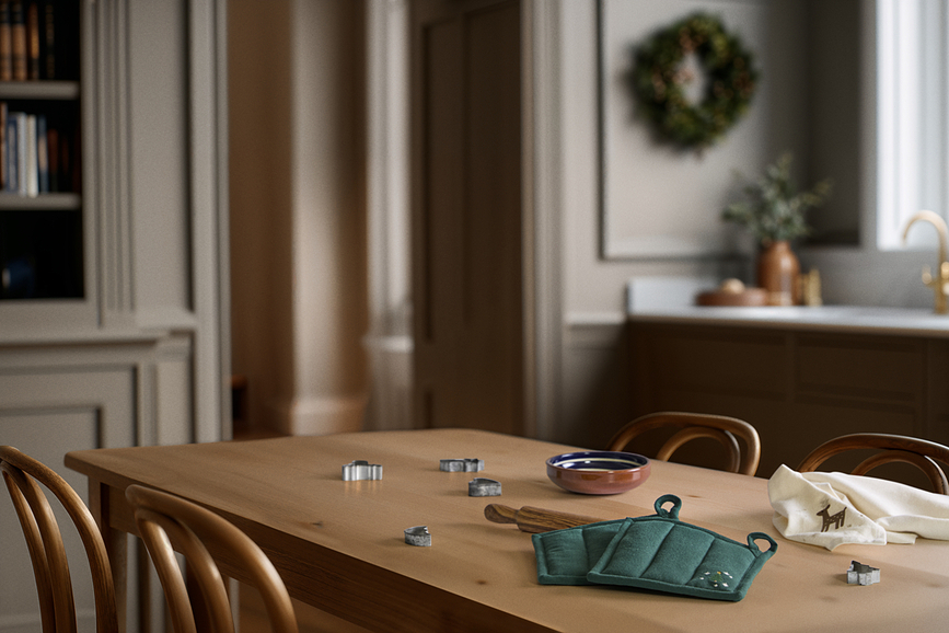 Christmas Fable Manique 22 x 22 cm, sable