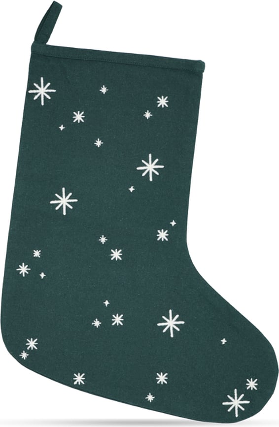 Christmas Fable Nogavica božična, temno zelena