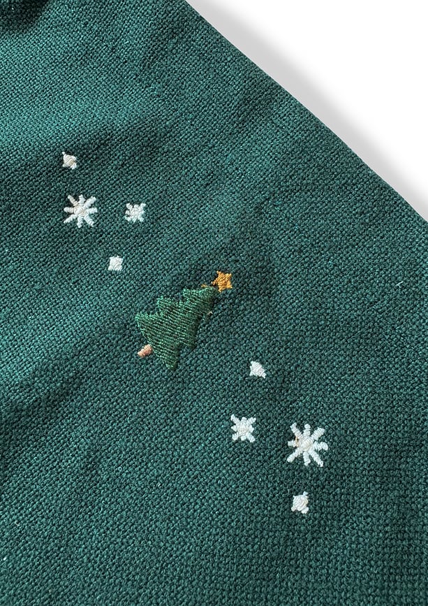 Christmas Fable Predpasnik, temno zelen