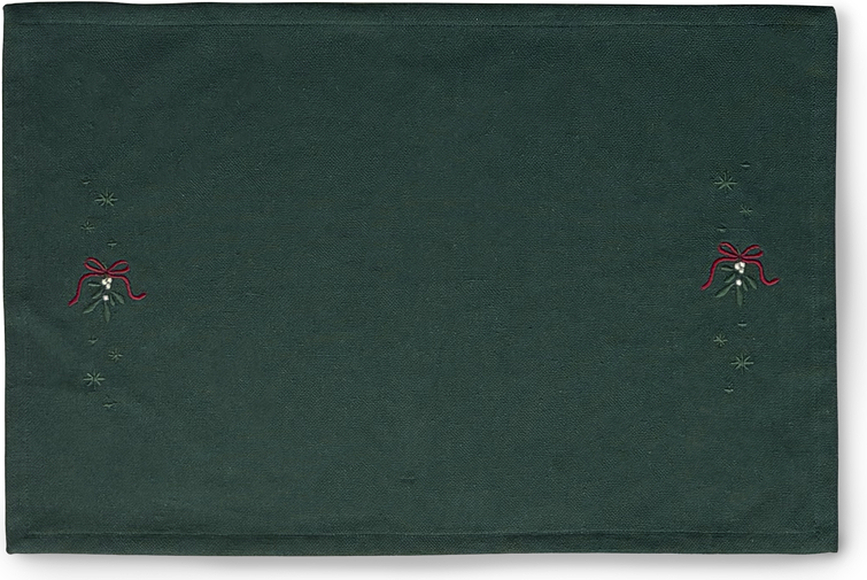 Christmas Fable Set de table, 43 x 30 cm, vert foncé