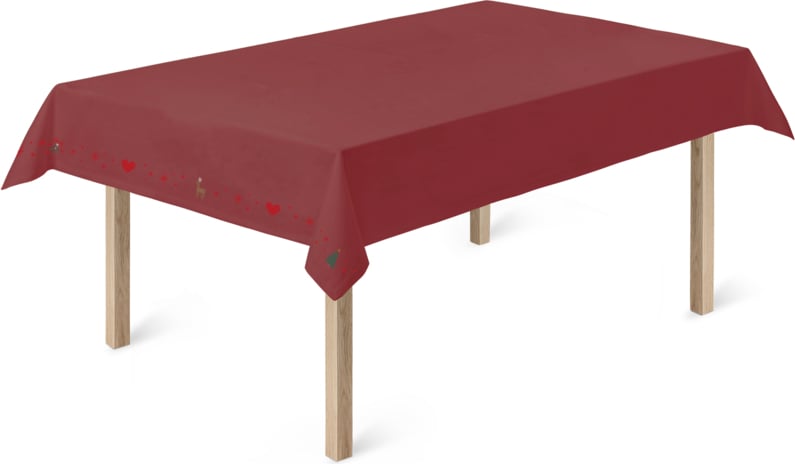 Christmas Fable Tischdecke 150 x 320 cm, rot