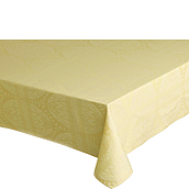 Easter Damask Tablecloth yellow