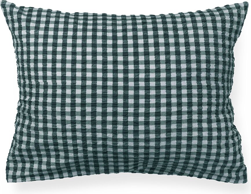 Funda de Almohada Bæk & Bølge, 50 x 60 cm, verde y azul