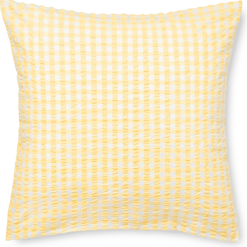 Funda de Almohada Bæk & Bølge, 60 x 63 cm, amarilla