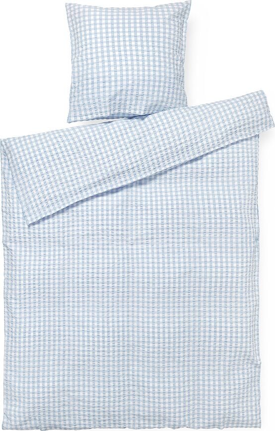 Funda Nórdica Bæk & Bølge, 140 x 200 cm, azul claro, con funda de almohada 60 x 63 cm