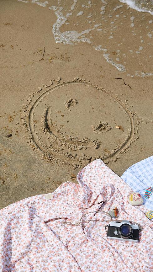 Funda Nórdica Bæk & Bølge, 140 x 200 cm, azul claro, con funda de almohada 60 x 63 cm