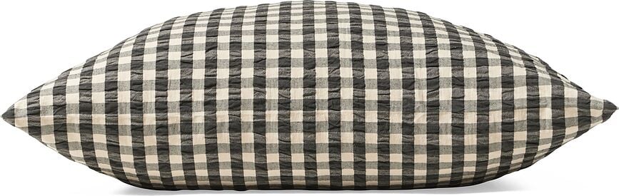 Funda Nórdica Bæk & Bølge, 140 x 220 cm, negro y arena, con funda de almohada 60 x 63 cm