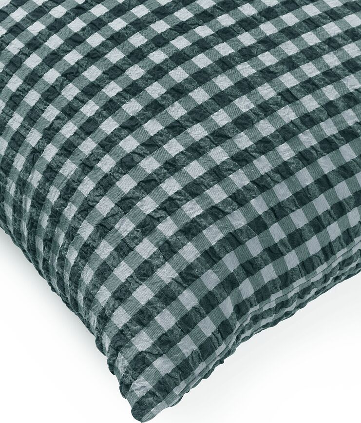 Funda Nórdica Bæk & Bølge, 220 x 220 cm, verde-azul, con 2 fundas de almohada 50 x 60 cm