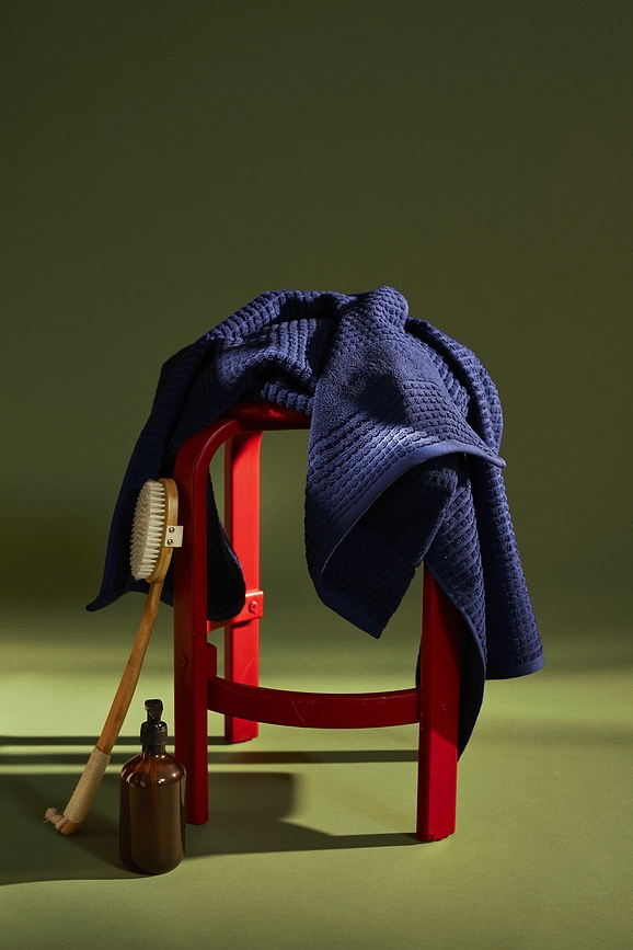 Juna Check Brisača, 50 x 100 cm, mornarsko modra