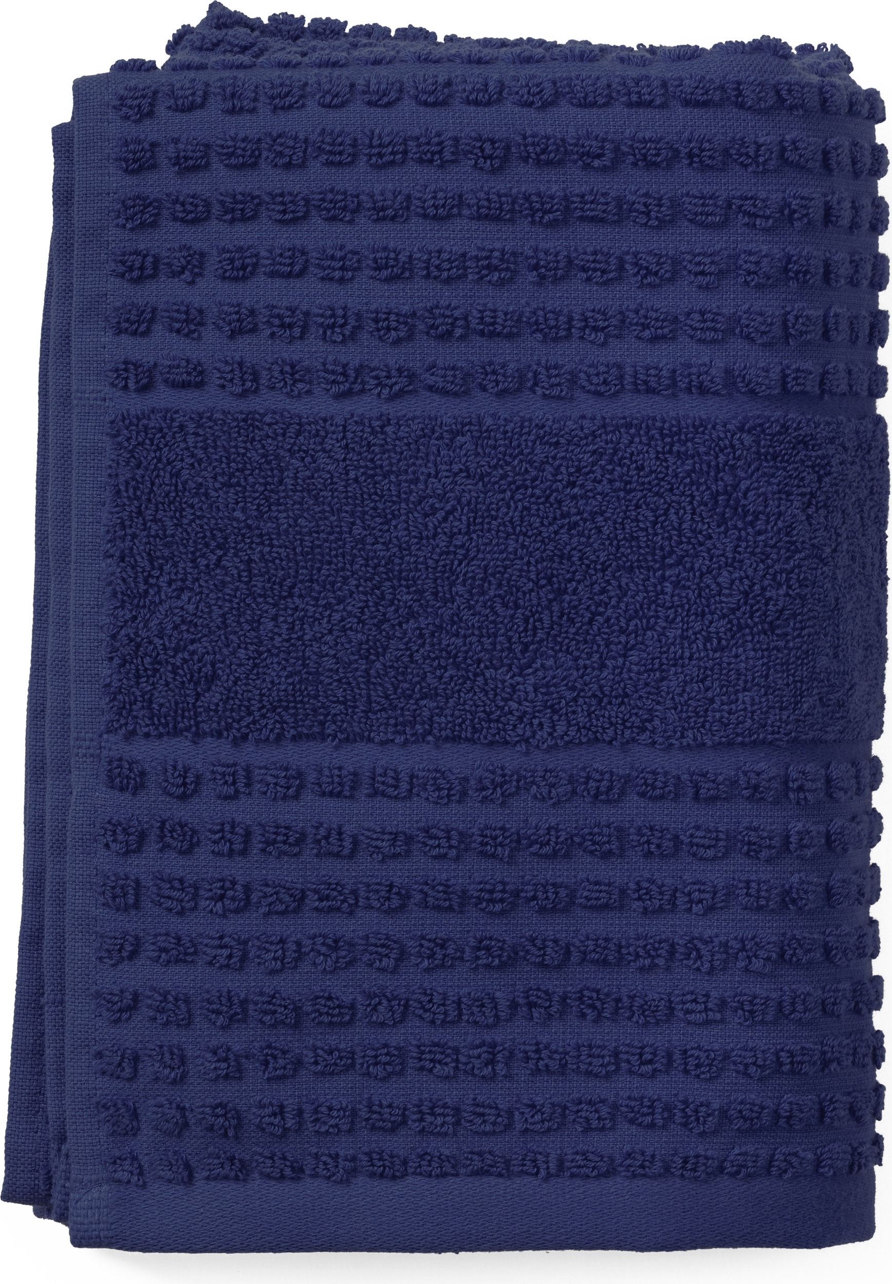 Juna Check Handtuch 50 x 100 cm marineblau
