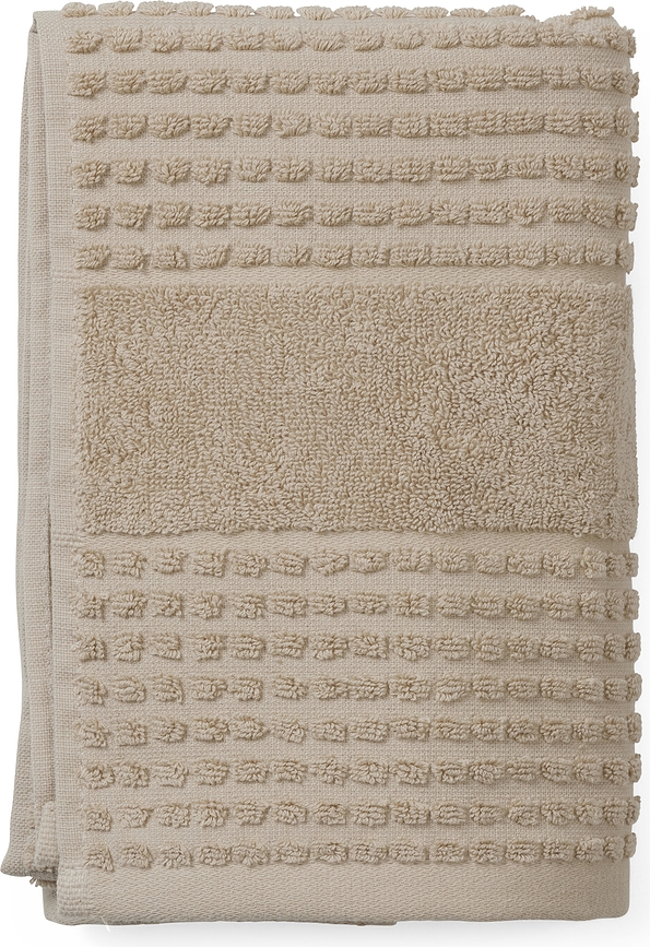 Juna Check Serviette 50 x 100 cm, sable
